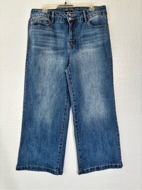Curve Appeal High Rise Wide Leg Jeans 16